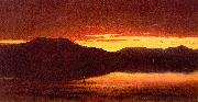 Sanford Robinson Gifford Twilight at Mt Merino painting